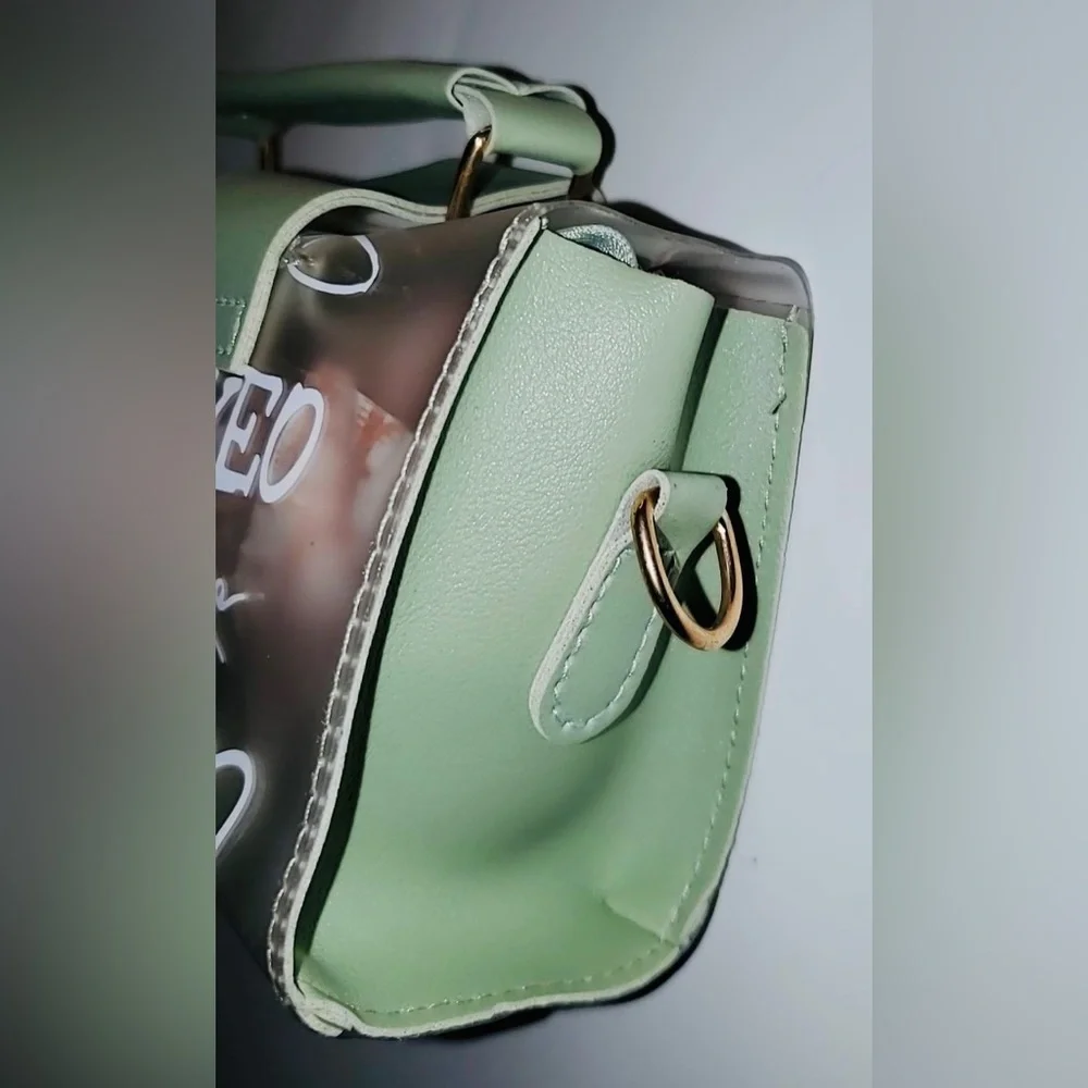 Transparent Graffiti Jelly Small Crossbody/Shoulder Handbag/Purse 👜- NWOT. - Picture 5 of 16